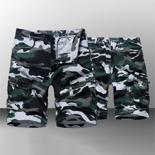 Men's Camouflage Print Cargo Shorts