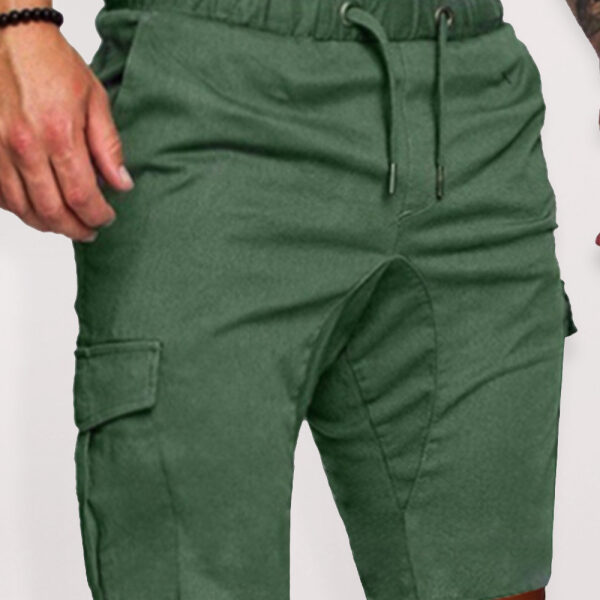 Men's Woven Casual Cargo Multi-Pocket Shorts