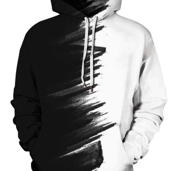 Men's Fashion Casual Digital Print Hoodie